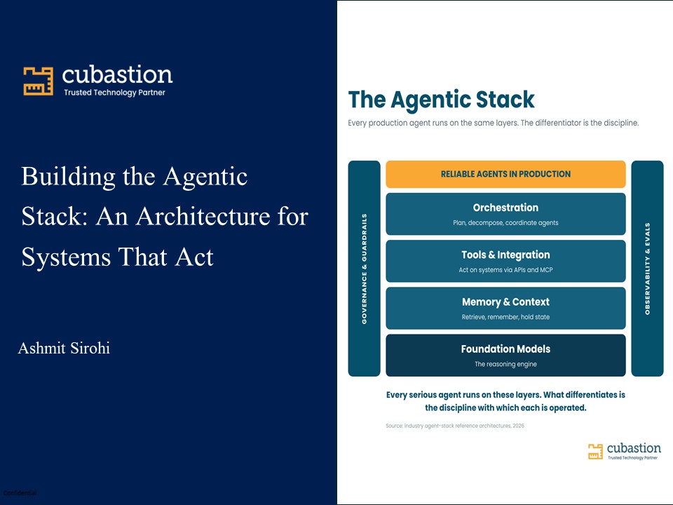 Building the Agentic Stack: An Architecture for Systems That Act