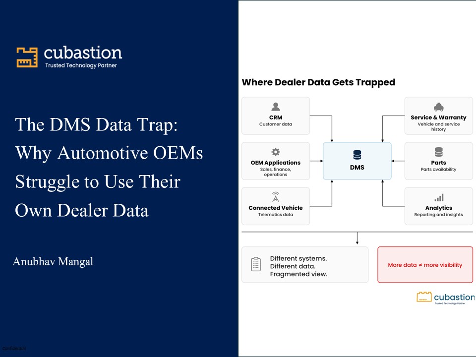 The DMS Data Trap: Why Automotive OEMs Struggle to Use Their Own Dealer Data