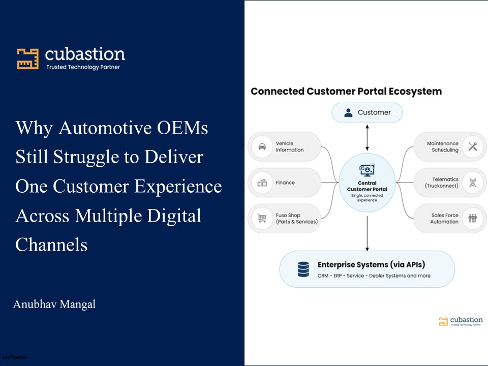 Why Automotive OEMs Still Struggle to Deliver One Customer Experience Across Multiple Digital Channels